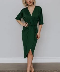 DD Dresses Mimi Midi Dress | Hunter Green