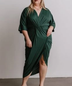 DD Dresses Mimi Midi Dress | Hunter Green
