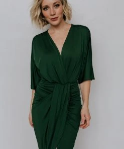 DD Dresses Mimi Midi Dress | Hunter Green