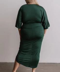 DD Dresses Mimi Midi Dress | Hunter Green