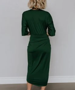 DD Dresses Mimi Midi Dress | Hunter Green