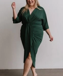 DD Dresses Mimi Midi Dress | Hunter Green