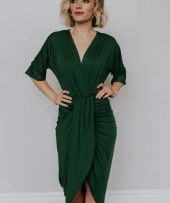 DD Dresses Mimi Midi Dress | Hunter Green