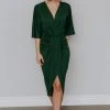 DD Dresses Mimi Midi Dress | Hunter Green