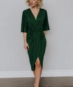 DD Dresses Mimi Midi Dress | Hunter Green