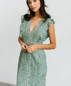 BB Custom Monroe Lace Dress | Sage Dresses