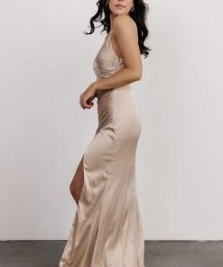 RR Dresses Monet Satin Gown | Champagne 11 RR Dresses Monet Satin Gown | Champagne