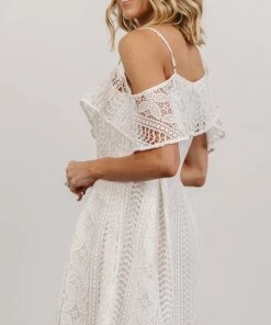 SL Munich Lace Short Dress | White Dresses