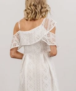 SL Munich Lace Short Dress | White Dresses