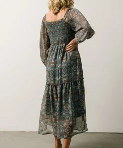 IL Dresses Nellie Smocked Midi Dress | Blue Print