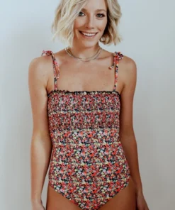 BJB Swim Nikki Neon Floral One Piece