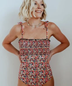 BJB Swim Nikki Neon Floral One Piece