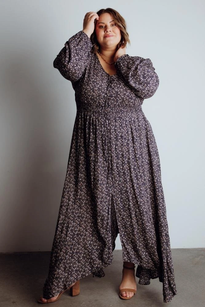 HAY Dresses Oakley Maxi Dress | Navy Floral 1 HAY Dresses Oakley Maxi Dress | Navy Floral