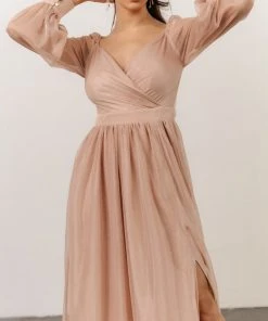 Soi Octavia Shimmer Gown | Blush 10 Soi Octavia Shimmer Gown | Blush