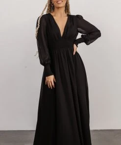 BB Custom Olivia Maxi Dress | Black