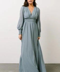 BB Custom Dresses Olivia Maxi Dress | Blue