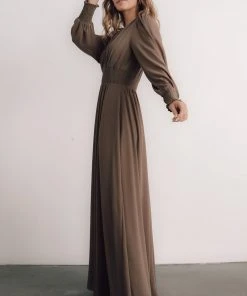 BB Custom Dresses Olivia Maxi Dress | Dark Olive