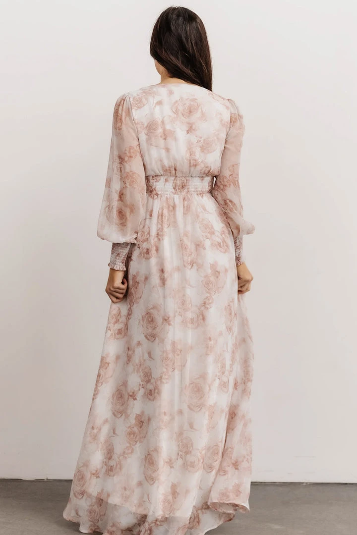 BB Custom Dresses Olivia Maxi Dress | Pink Floral 5 BB Custom Dresses Olivia Maxi Dress | Pink Floral