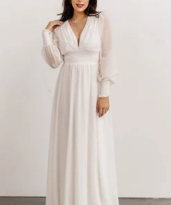 BB Custom Olivia Maxi Dress | White
