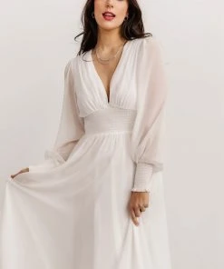 BB Custom Olivia Maxi Dress | White