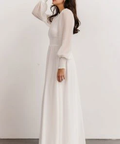 BB Custom Olivia Maxi Dress | White