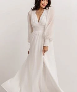 BB Custom Olivia Maxi Dress | White
