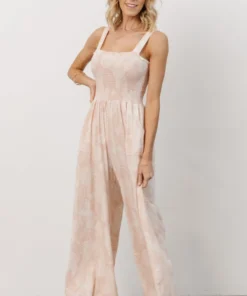 BL Ollie Wide Leg Jumpsuit | Dusty Rose