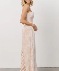 BL Ollie Wide Leg Jumpsuit | Dusty Rose