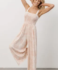 BL Ollie Wide Leg Jumpsuit | Dusty Rose