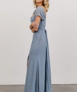 SL Opal Sweetheart Gown | Dusty Blue Shop All