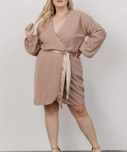 MA Dresses Packard Sparkle Mini Dress | Autumn Rose