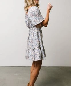 HAY Petunia Mini Dress | Blue Floral Dresses