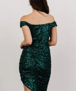 RR Dresses Portland Sequin Dress | Emerald