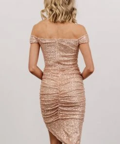 RR Portland Sequin Dress | Rose Gold