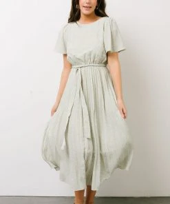 POL Dresses Prim Pleated Dress | Yellow + Sage Floral 11 POL Dresses Prim Pleated Dress | Yellow + Sage Floral