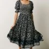 IL Dresses Ramona Smocked Midi Dress | Navy Floral Print