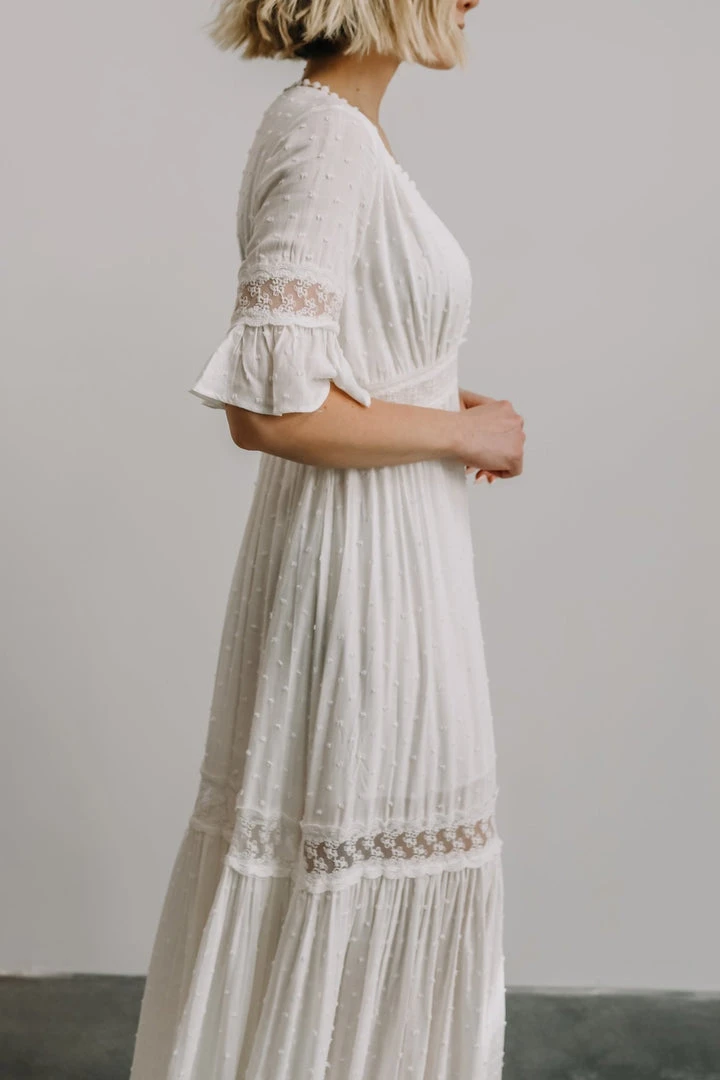 AK Rayne Deep V Maxi Dress | White 5 AK Rayne Deep V Maxi Dress | White