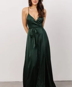 IBS Dresses Riley Tank Maxi Dress | Dark Green