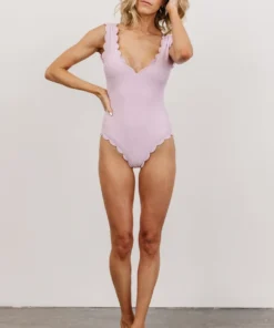 BJB Roatán Scalloped One Piece | Lilac