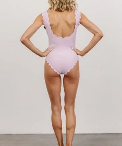 BJB Roatán Scalloped One Piece | Lilac