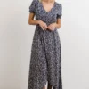 HAY Dresses Robyn Maxi Dress | Navy Floral