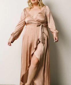 DD Rogue Tulip High Low Dress | Champagne