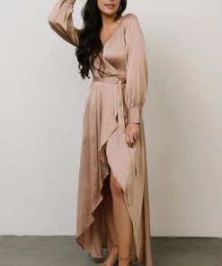 DD Rogue Tulip High Low Dress | Champagne