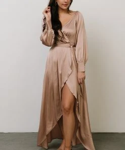 DD Rogue Tulip High Low Dress | Champagne