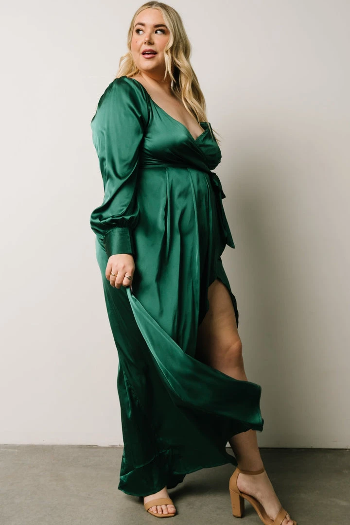 DD Rogue Tulip High Low Dress | Hunter Green 16 DD Rogue Tulip High Low Dress | Hunter Green