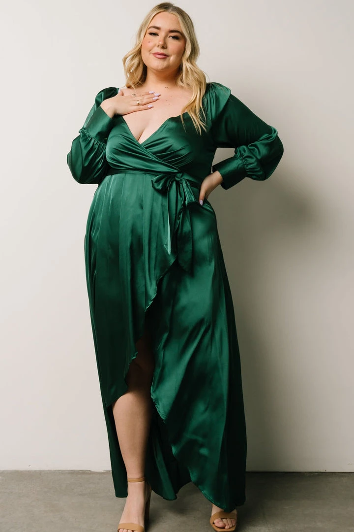 DD Rogue Tulip High Low Dress | Hunter Green 9 DD Rogue Tulip High Low Dress | Hunter Green