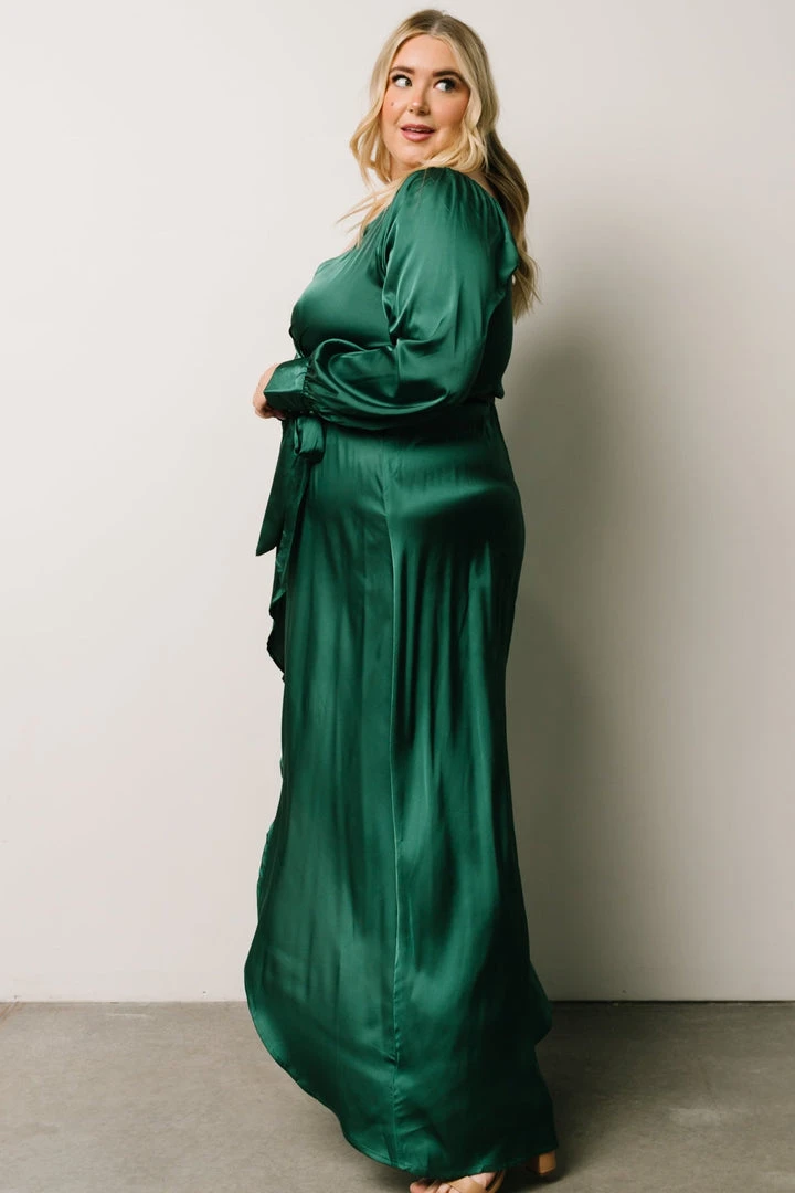 DD Rogue Tulip High Low Dress | Hunter Green 11 DD Rogue Tulip High Low Dress | Hunter Green