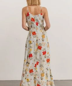 SL Roxanna Ruffle Maxi Dress | Multi Floral