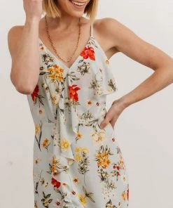 SL Roxanna Ruffle Maxi Dress | Multi Floral