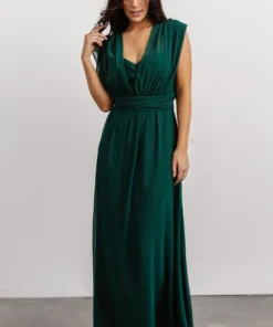 SL Dresses Ruth Strapless Convertible Gown | Dark Green 11 SL Dresses Ruth Strapless Convertible Gown | Dark Green